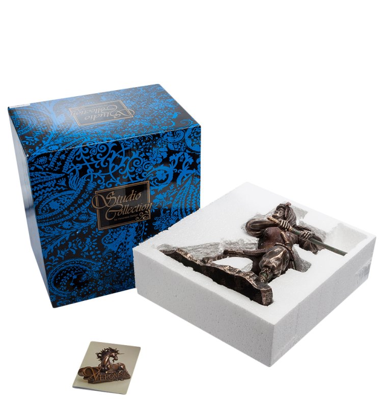 Статуэтка Самурай на поле боя Veronese WS-88/ 1, упаковочный вид