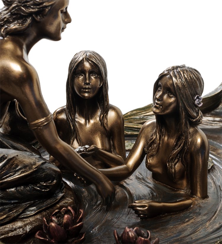 Статуэтка Гилас и нимфы Veronese WS-877, увеличенный вид детей