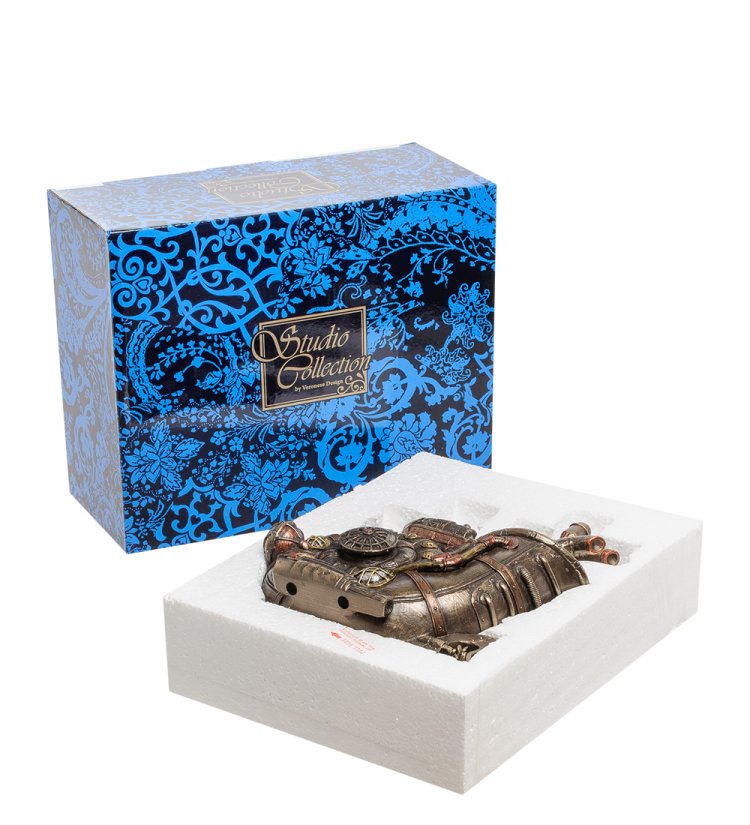 Шкатулка в стиле Стимпанк Наутилус Veronese WS-866, упаковочный вид