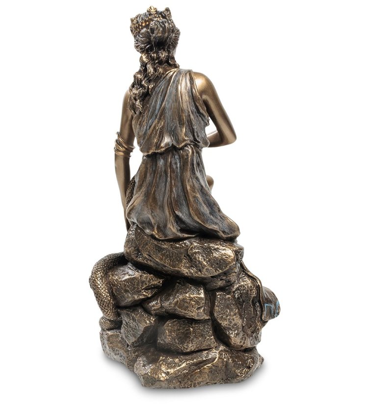 Статуэтка Гигиея - богиня здоровья и чистоты Veronese WS-890, фотография со спины