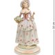 Статуэтка Девушка с корзинкой цветов в шляпке Sabadin Vittorio SV- 73