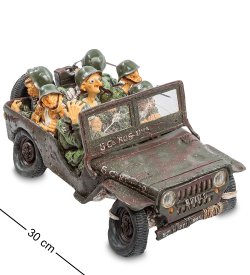 Статуэтка Внедорожник с бойцами - Tour of Duty