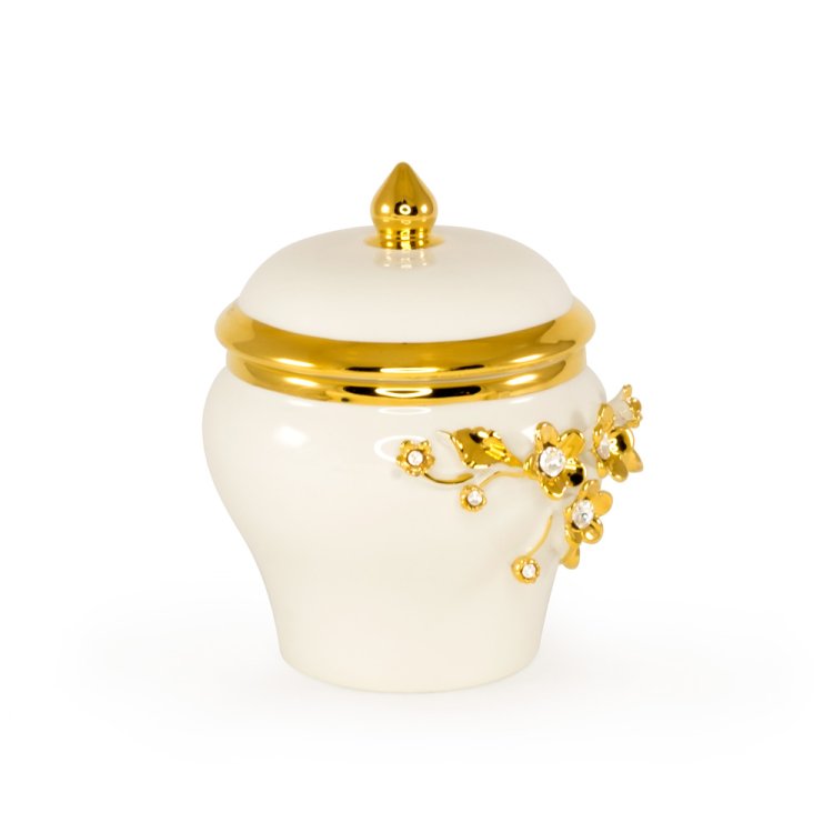 Шкатулка с кристаллами Swarovski коллекция Emozioni Migliore De Luxe 26562, фотография сбоку