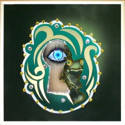 Картина Оберег c кристаллами Swarovski