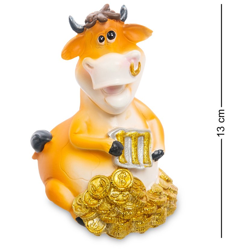 Копилка Бык знак зодиака Скорпион символ 2021 года AF-1004/11