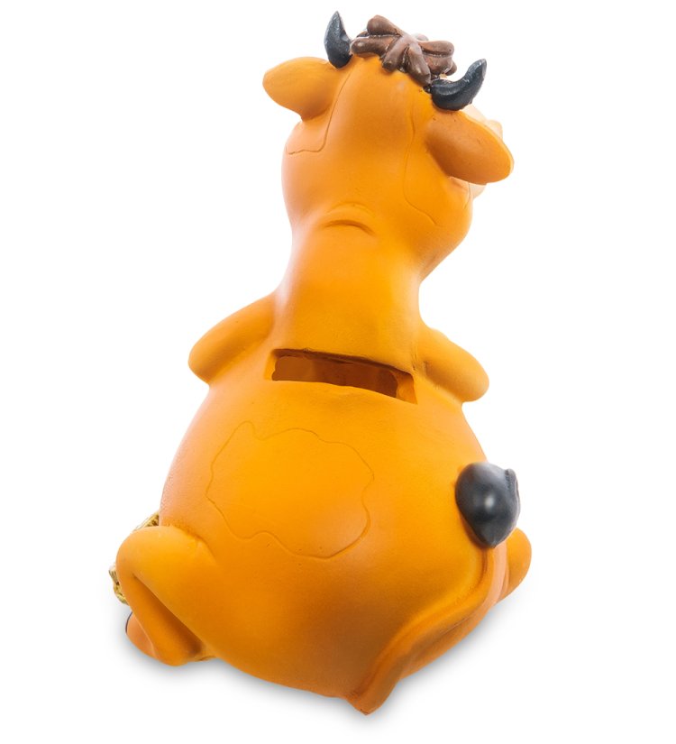 Копилка Бык знак зодиака Скорпион символ 2021 года AF-1004/11, фотография со спины