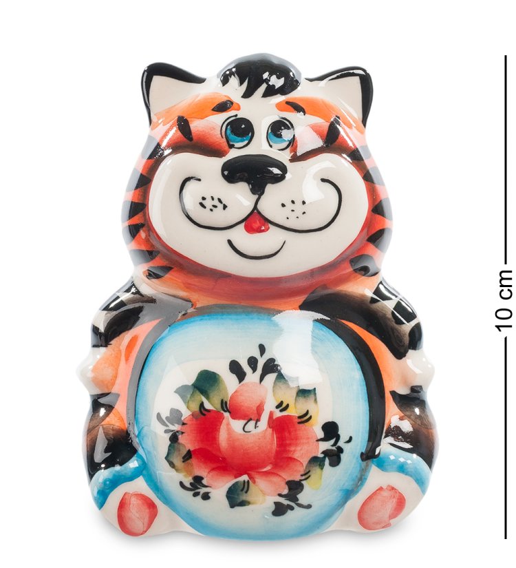 Фигурка Кот Мультик Цветная гжель ГЛ-392