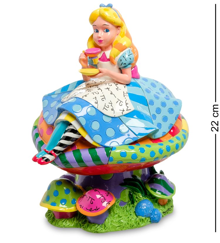 Статуэтка Алиса в стране чудес на чаепитии Disney by Britto 904622