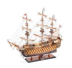 Модель корабля HMS Victory со спущенными парусами, 80 см