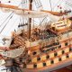 Модель корабля HMS Victory со спущенными парусами, 80 см