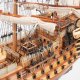Модель корабля HMS Victory со спущенными парусами, 80 см