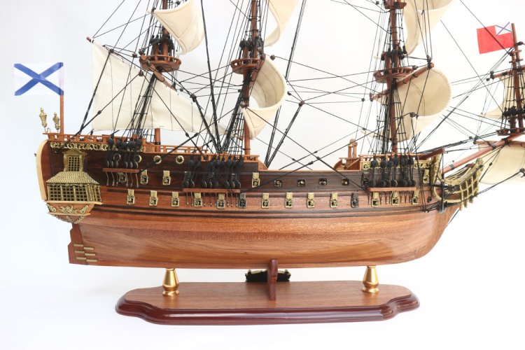 Модель парусника Полтава, Россия, 74 см, TS-0097-W-60, фотография 7