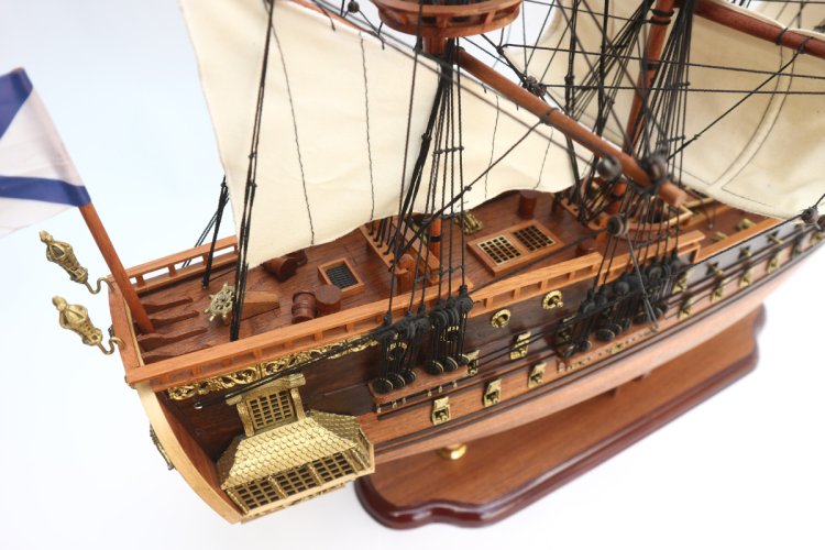 Модель парусника Полтава, Россия, 74 см, TS-0097-W-60, фотография 8