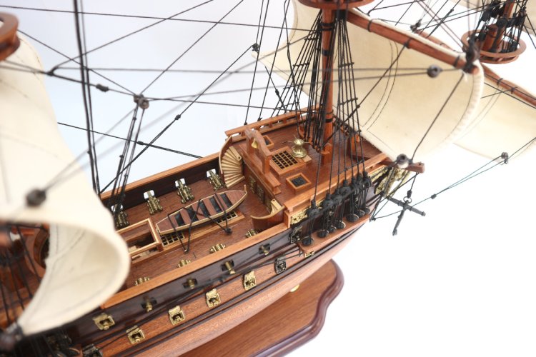 Модель парусника Полтава, Россия, 74 см, TS-0097-W-60, фотография 9