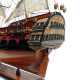 Модель парусного корабля Wapen Von Hamburg III, Голландия, 84 см, фотография кормы