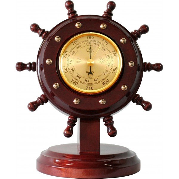 Настольный Барометр штурвал Бриг Н-2-Б