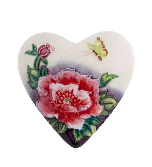 Шкатулка из фарфора Сердце Pavone JP-247/30, вид сверху
