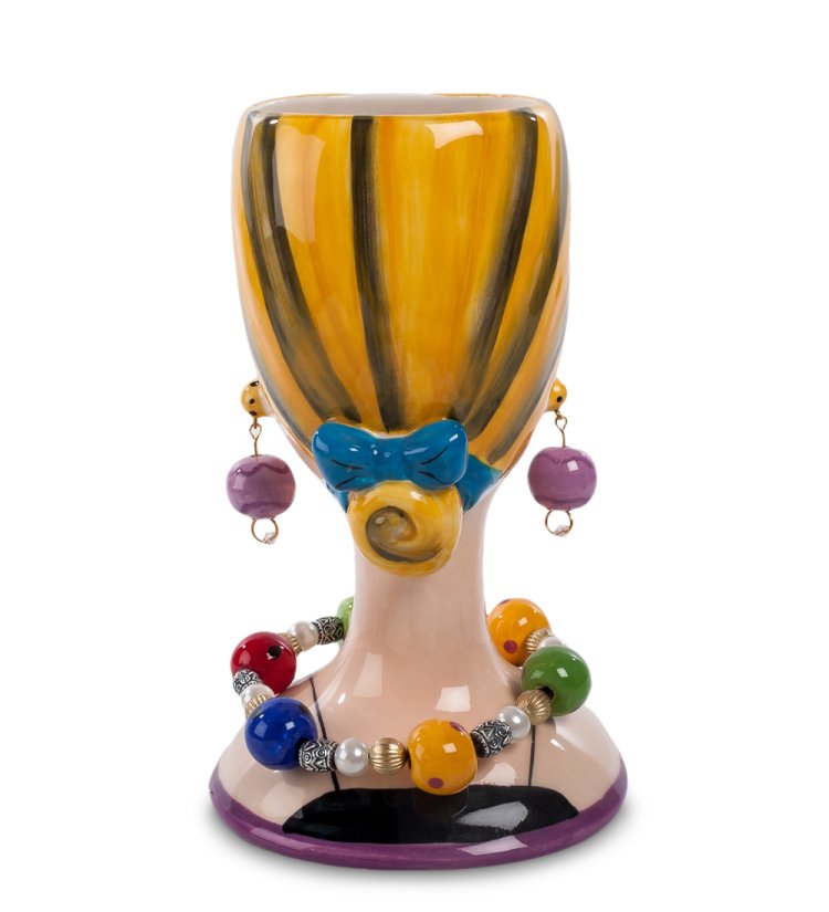 Керамическая Ваза Дама Pavone CMS-01/ 8, фотография с обратной стороны