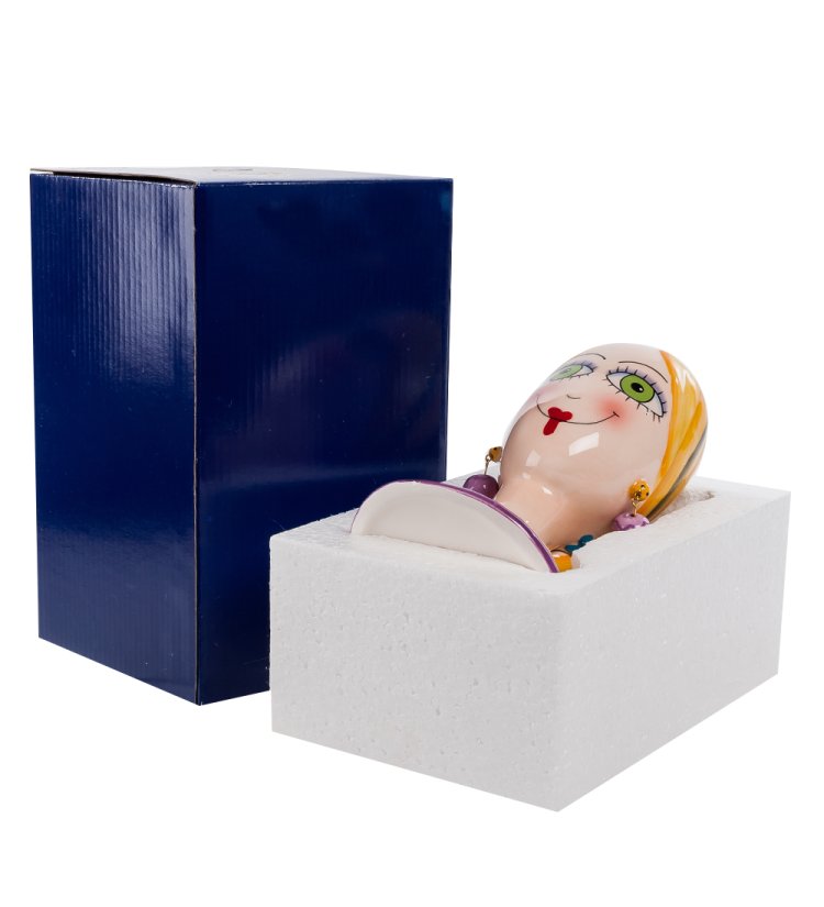 Керамическая Ваза Дама Pavone CMS-01/ 8, фотография в упаковке