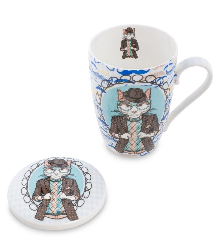 Кружка из фарфора Хозяин Рима Pavone AS-88, разборный вид