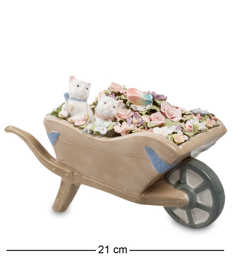 Музыкальная статуэтка Тележка с цветами Pavone CMS-15/60