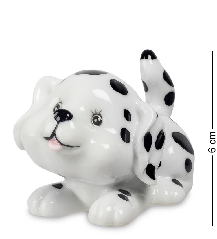 Фигурка из фарфора Играющий щенок Долматина Pavone JP-02/ 7
