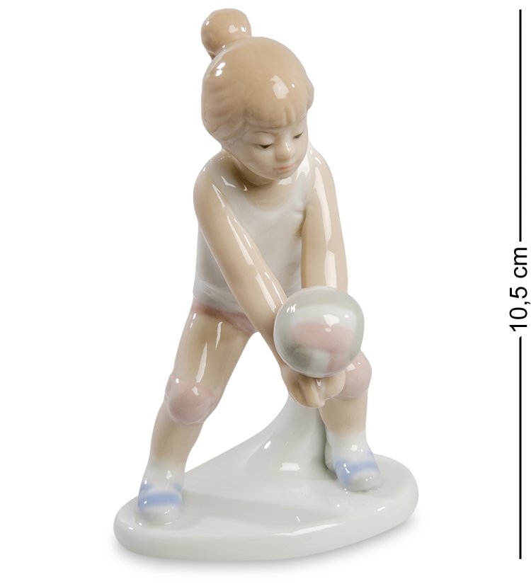 Фигурка из фарфора Юная волейболистка Pavone JP-50/ 6