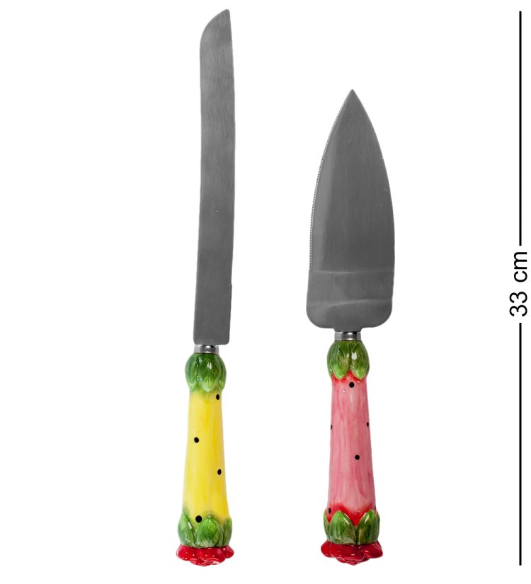 Набор для десерта нож и лопатка Pavone CMS-01/14