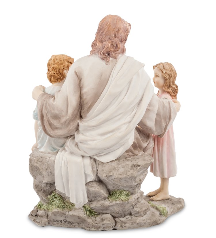 Статуэтка Проповедь Иисуса Veronese WS-505, оборотная сторона