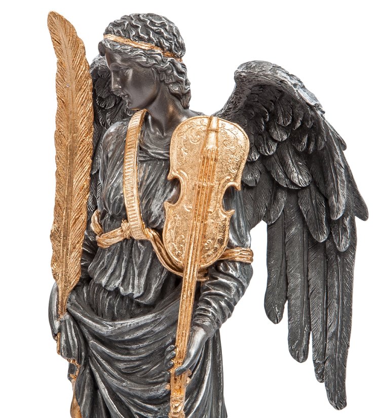 Статуэтка Ангел Музыкант - Эдвард Берн-Джонс Veronese WS-634, портретный вид