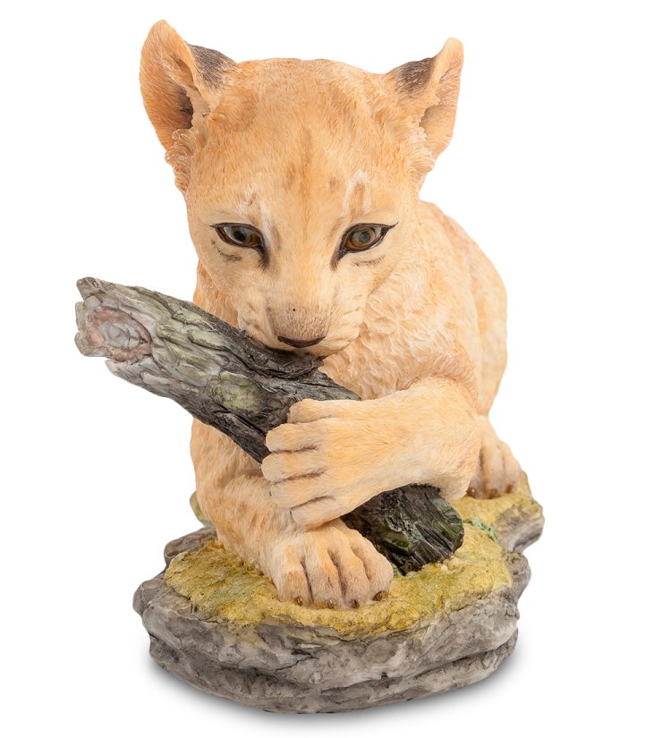 Статуэтка Львенок Veronese WS-717, вид профиль