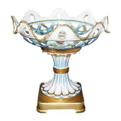 Ваза для фруктов из фарфора Букет