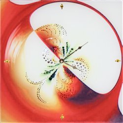 Часы с кристаллами Swarovski - Яблоко