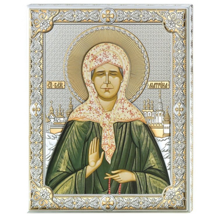 Икона Святая Матрона Московская, Размер: 20х26 см