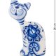 Фигурка Кот-Геoргий Голубая гжель ГЛ-162