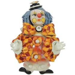 Статуэтка из фарфора Клоун - копилка