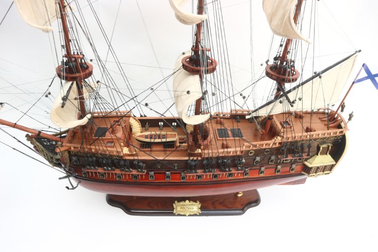 Модель парусника Полтава, Россия, 89 см, TS-0097-W-80, фотография 3