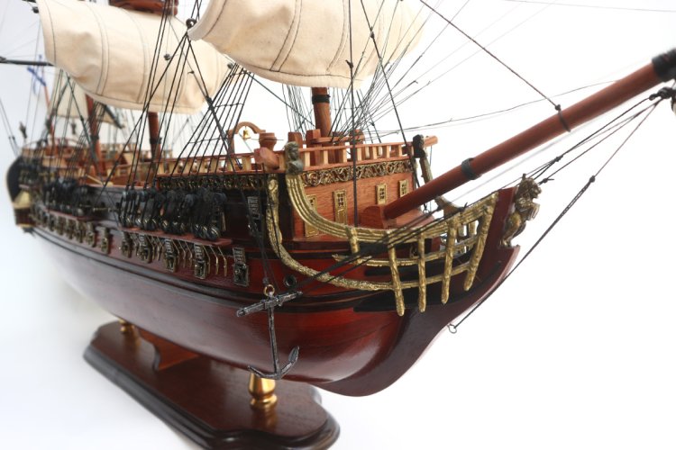 Модель парусника Полтава, Россия, 89 см, TS-0097-W-80, фотография 16