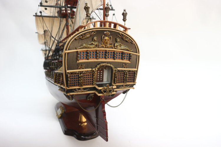 Модель парусника Полтава, Россия, 89 см, TS-0097-W-80, фотография 17