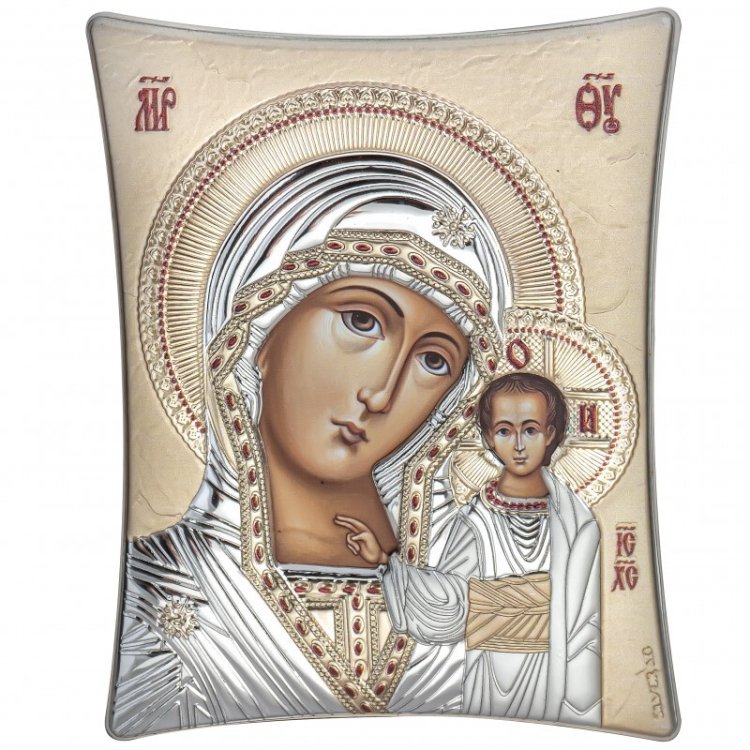 Икона Казанская - Золотое Сияние, Размер 20x25 см Slevory 144TW2FWE