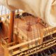 Модель корабля из дерева Saint Esprit, фото крупным планом 4