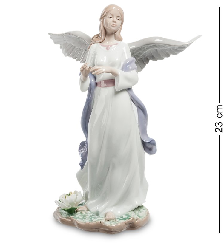 Статуэтка из фарфора Девушка Ангел на подставке Pavone JP-10/ 18
