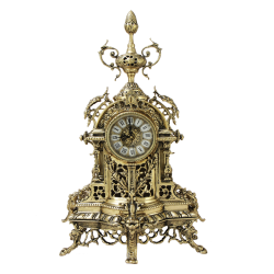 Бронзовые Каминные часы Пинья