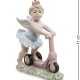 Статуэтка из фарфора Ангелочек девочка на самокате Pavone JP-36/31