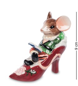 Статуэтка из фарфора Мышонок в туфле