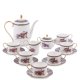 Чайный сервиз на 6 персон из фарфора Восточное Поло Pavone JK- 41