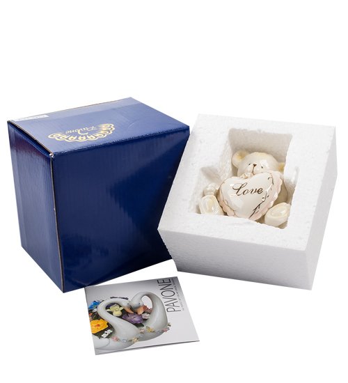 Набор соль-перец Медвежонок с сердечком Pavone CMS-14/ 8, упаковочный вид