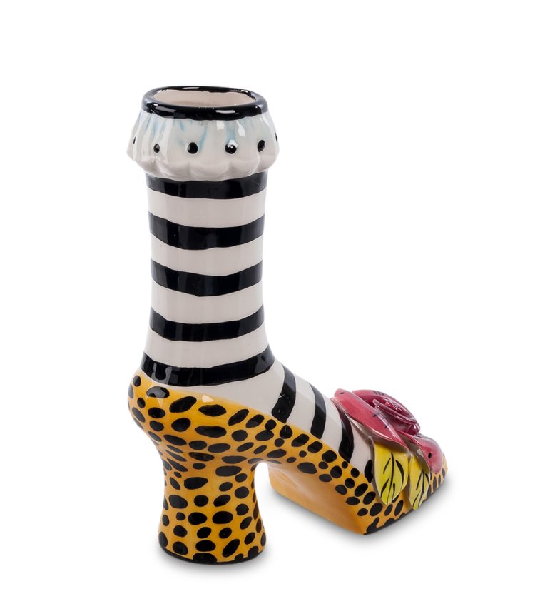 Ваза в виде Туфельки из керамики Pavone CMS-01/ 9, фотография с обратной стороны