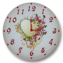 Часы с кристаллами Swarovski - Стук сердец