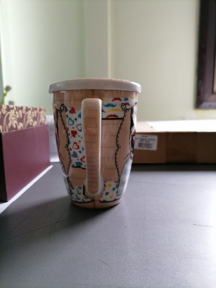 Кружка из фарфора Кот - Хозяин Рима Pavone AS-91, фото со склада оборотная сторона